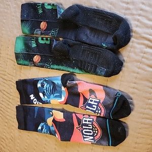 Kemba Walker and Zion Basketball Socks